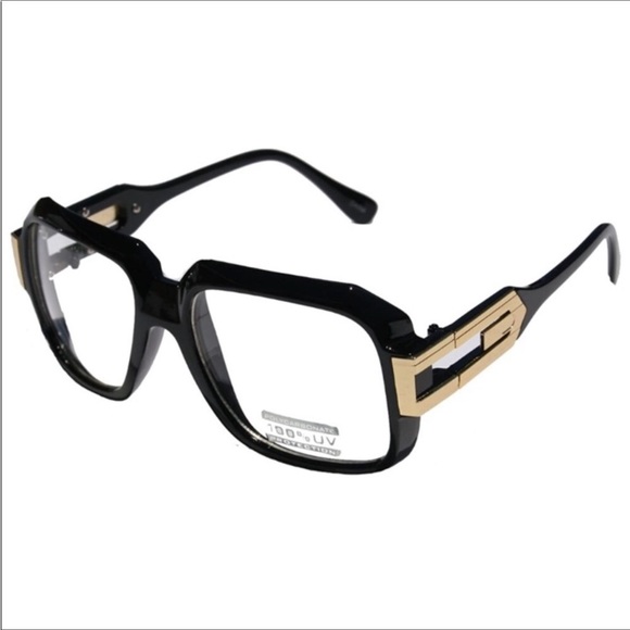 MEN’S CLEAR & GOLD RETRO LOOK GAZELLE GLASSES *NEW - Picture 1 of 1